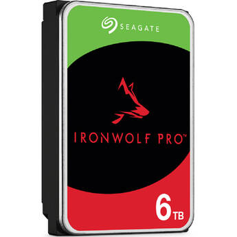 Seagate 6TB IronWolf Pro 7200 rpm SATA III 3.5" Internal NAS HDD (CMR, Retail)