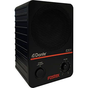 Fostex 6301DT Active 4" 20W Monitor Speaker with Dante (Single)