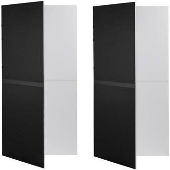 V-FLAT WORLD Foldable V-Flat Kit (Black/White, 2-Pack)