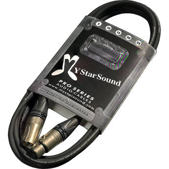 My Star Sound Pro Series XLR-Female to XLR-Male Microphone Cable (25')