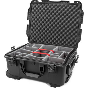 Nanuk 955 Hard Wheeled Case with Divider Set (Black)