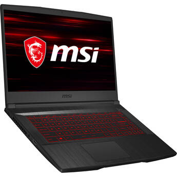 MSI 15.6" GF65 Thin Gaming Laptop 2.4 GHz Intel Core i5-9300H Quad-Core 8GB DDR4 256GB NVMe PCIe M.2 SSD 15.6" 1920 x 1080 144 Hz IPS Display NVIDIA GeForce GTX 1660 Ti 6GB GDDR6 USB Type-A