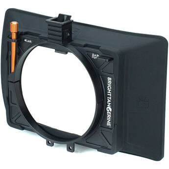 Bright Tangerine Misfit Atom 4 x 5.65"/4 x 4" Ultra Lightweight 2-Stage Clip-On Matte Box