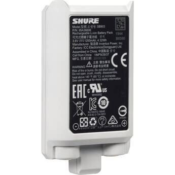 Shure SB903 Rechargeable Lithium-Ion Battery for SLX-D Transmitters