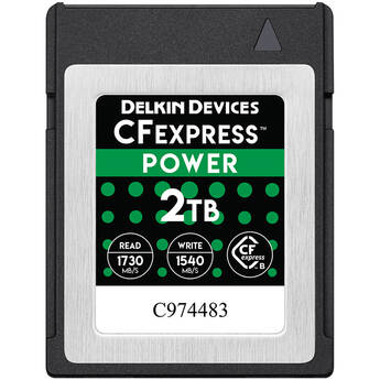 Delkin Devices 2TB POWER CFexpress Type B Memory Card