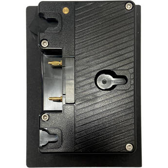 BlockBattery Gold Mount to V-Mount Battery Adapter Plate with D-Tap Output