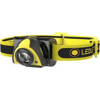 LEDLENSER iSEO5R Rechargeable LED Headlamp (Black/Yellow)