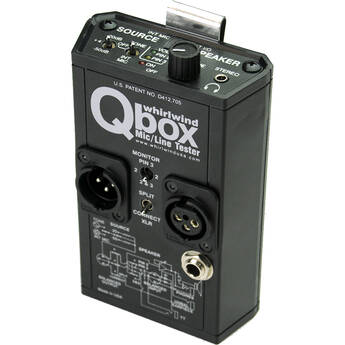 Whirlwind QBOX - Audio Line Tester/Cable Tester/Test Tone Generator