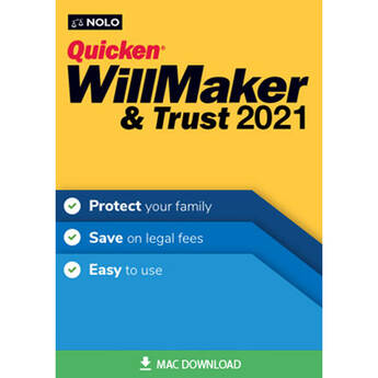 Nolo Quicken WillMaker & Trust 2021 for Mac (Download)