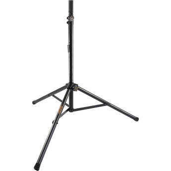 Auray Deluxe Height-Adjustable Steel Speaker Stand with Tripod Base