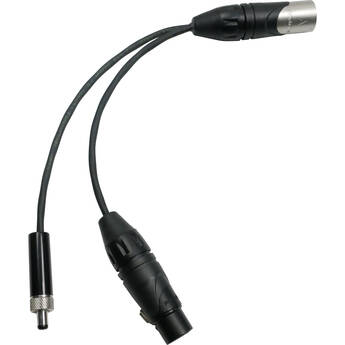 Ncam DC Plug to Y Power Splitter Cable with 4-Pin XLR