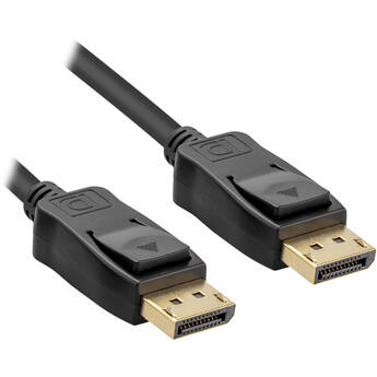 Pearstone DisplayPort 1.2a Cable with Latches (10')