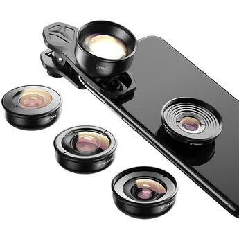 Apexel 4K HD Mobile Phone 5-in-1 Camera Lens Kit