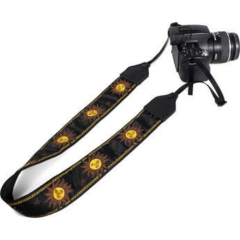 Perri's Leathers Ltd. 2" Jacquard Camera Strap (Black Suns)