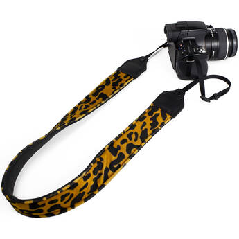 Perri's Leathers Ltd. 2" Furry Fabric Camera Strap (Cheetah)