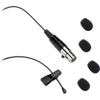 Omni-directional Condenser Mic Pro Lavalier Lapel Microphone Microdot 6016 For SHURE Wireless Transmitter