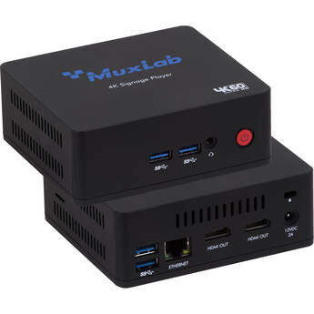MuxLab 4K Digital Signage Player Plus