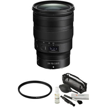 Nikon NIKKOR Z 24-70mm f/2.8 S Lens for Mirrorless Cameras with UV Filter Kit