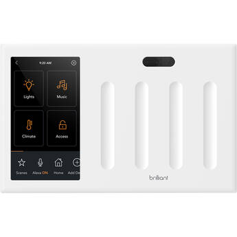 Brilliant Smart Home 4-Switch Control Panel (White)