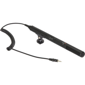 Polsen SCL-1080 Shotgun Microphone, Camera- or Boompole-Mount with Interchangeable Cables, Normal and Tele Modes
