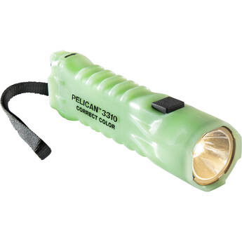 Pelican 3310CC Correct Color LED Flashlight (Photoluminescent Green)
