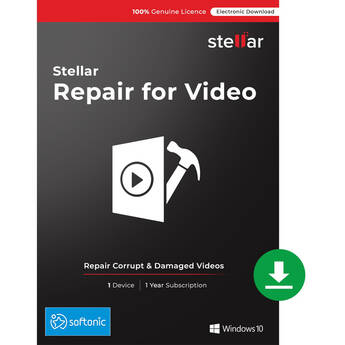Stellar Repair for Video Standard Edition (Windows, Download, 1-Year Subscription)