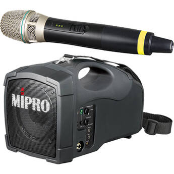 MIPRO MA-101G Ultraportable PA with ACT-58H Handheld Wireless Mic (5.8 GHz)