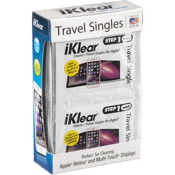 iKlear Wet Cleaner/Polisher Travel Singles (20-Pack)