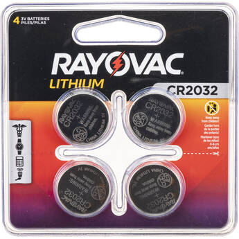 RAYOVAC CR2032 Lithium Battery (4-Pack)