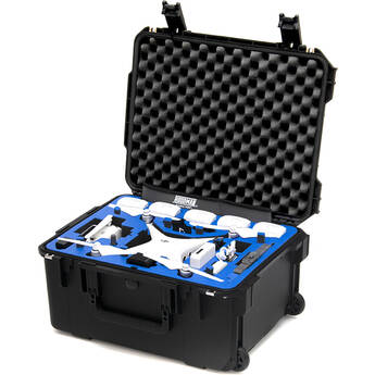 Go Professional Cases Hard-Shell Wheeled V2 Case for DJI Phantom 4 with Props Attached