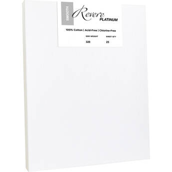 Revere 320 gsm Platinum Paper (8 x 10", 25 Sheets)