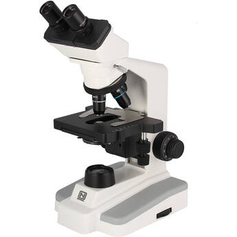 National Optical 168-PH Binocular Compound Corded LED Microscope (Plan Phase Optics)