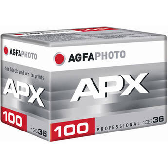 AgfaPhoto Agfapan APX 100 Black and White Negative Film (35mm Roll Film, 36 Exposures)