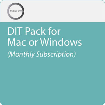 Assimilate DIT Pack for Mac/Windows (Monthly Subscrption)