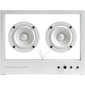 Transparent Small Transparent Bluetooth Speaker (White)
