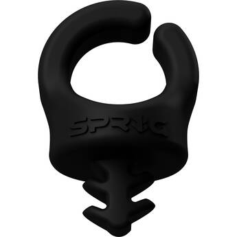 Sprig Cable Management Device for 1/4"-20 Threaded Holes (6-Pack, Black)