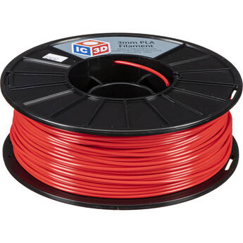 IC3D Industries 2.85mm PLA Filament (1kg, Red)