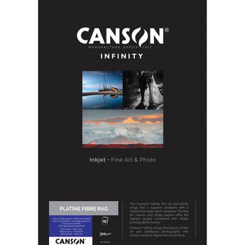 Canson Infinity Platine Fibre Rag Paper (8.5 x 11", 25 Sheets)