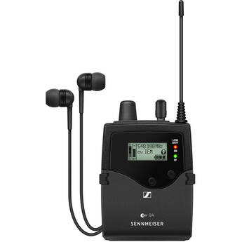 Sennheiser EK IEM G4 Stereo Bodypack Receiver with IE 4 Earphones (A: 516 to 558 MHz)