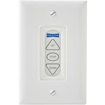 Da-Lite Three-Button Low Voltage Control Switch (White)