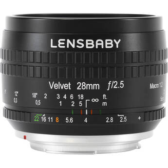 Lensbaby Velvet 28mm f/2.5 Lens for Nikon F (Black)
