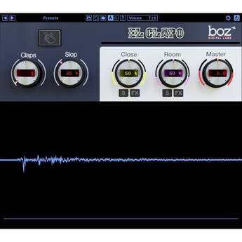 BOZ DIGITAL El Clapo Sampled Claps and Step Sequencer (Download)