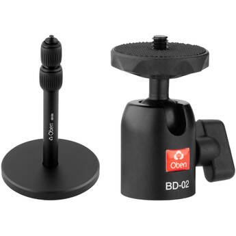 Oben Aluminum Desk Stand with BD-02 Mini Ball Head Kit