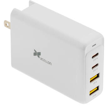 Xcellon Mighty Mini 4100 4-Port 100W GaN USB Charger (White)