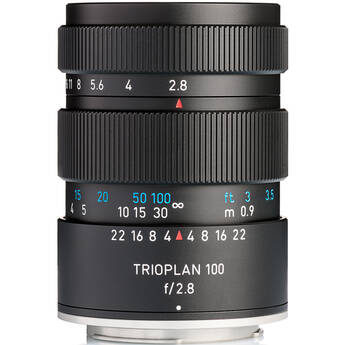 Meyer-Optik Gorlitz Trioplan 100mm f/2.8 II Lens for Nikon F (Black)