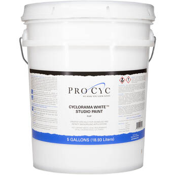Pro Cyc Cyclorama White Studio Paint (5 Gallons)