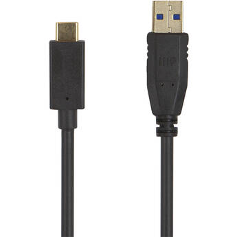 Monoprice Select USB 3.0 Type-C to Type-A Cable (1.5', Black)