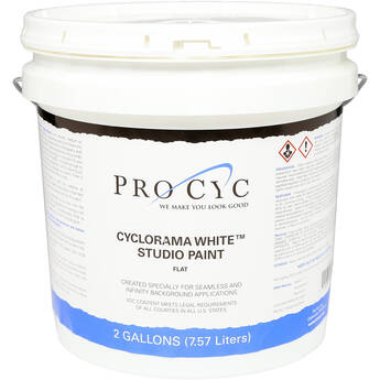 Pro Cyc Cyclorama White Studio Paint (2 Gallons)