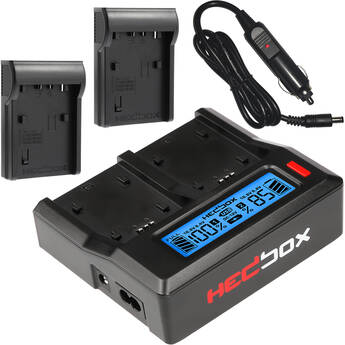 HEDBOX HED-BP75D PXW-FX9 ILME-FX6 2X D-Tap et Sortie USB 97Wh / 6700mAh Batterie Li-ION Compatible avec Les caméscopes Sony BP-U60 et PMW