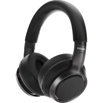tah9505bk 00 - Philips Noise-Canceling Wireless Over-Ear Headphones (Black)
